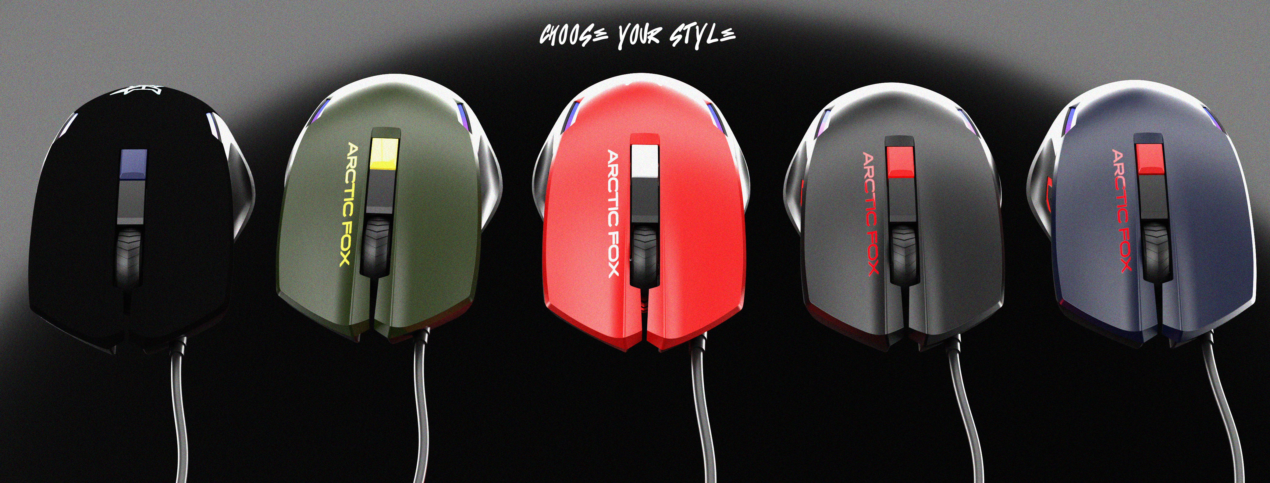 Arctic Fox Gaming Mouse